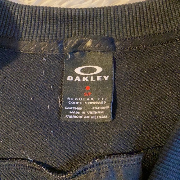 Oakley V-neck Zip Up Bomber Jacket - Picture 5 of 11